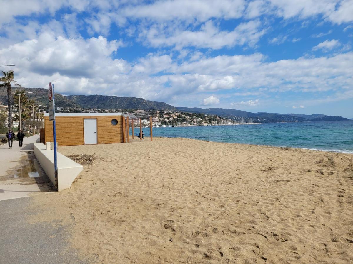 Appartement Paisible Avec Vue Panoramique Mer Et Acces Direct Plage Bormes-les-Mimosas Exteriér fotografie