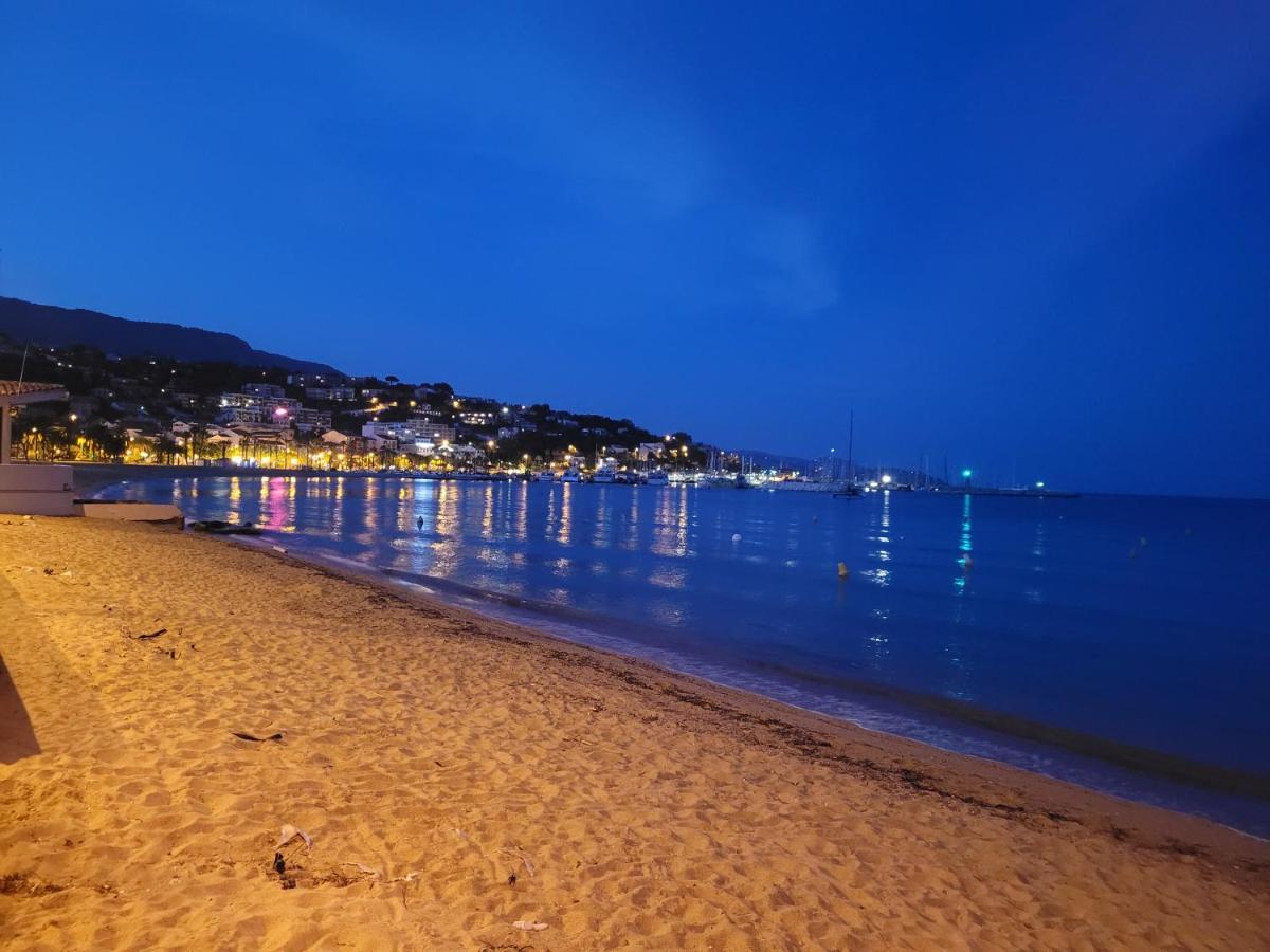 Appartement Paisible Avec Vue Panoramique Mer Et Acces Direct Plage Bormes-les-Mimosas Exteriér fotografie